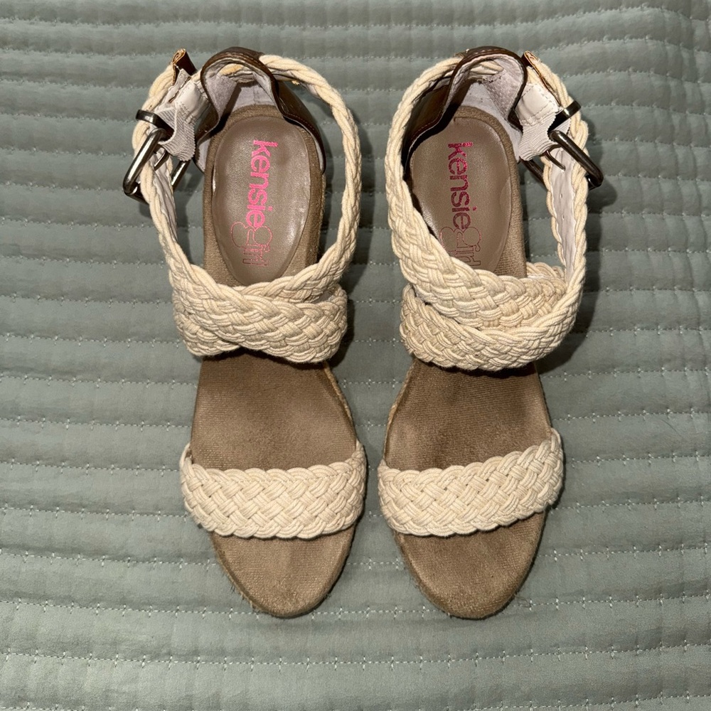 Kensie Girl KG-KELANNE Women’s Birch Summer Weave- size 9.5M